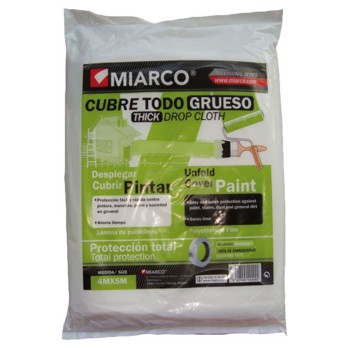 PLÁSTICO CUBRETODO FUERTE 4MX5M