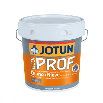 PINTURA PLÁSTICA JOTAPROF MATE ANTIMOHO BLANCO NIEVE