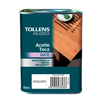 ACEITE TECA MADERA MATE INCOLORO