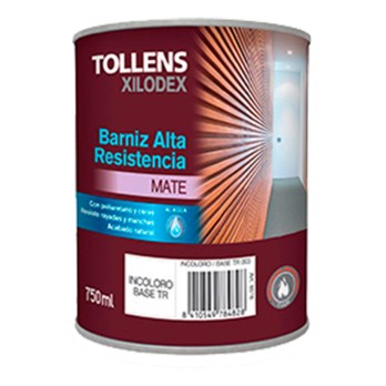 BARNIZ ALTA RESISTENCIA AL AGUA MATE INCOLORO