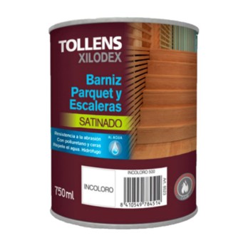 BARNIZ PARQUET Y ESCALERAS SATINADO AL AGUA INCOLORO