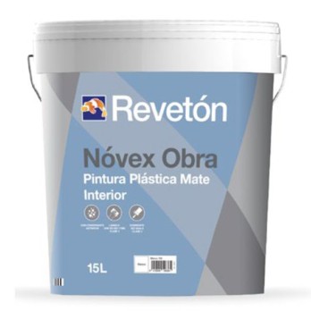 PINTURA PLASTICA NOVEX OBRA MATE ANTIMOHO 15L