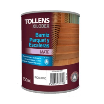 BARNIZ PARQUET Y ESCALERAS MATE AL AGUA INCOLORO