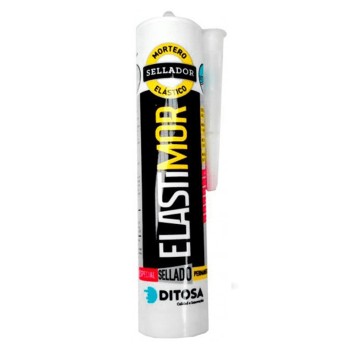 ELASTIMOR MORTERO SELLADOR ELASTICO COLOR PIEDRA 300 ML