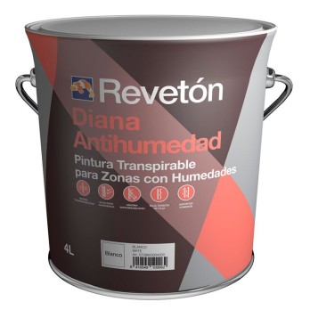 PINTURA DIANA ANTIHUMEDAD REVETON BLANCA